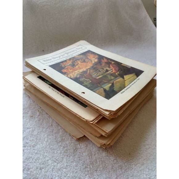 Bible Ways for Primary Days, 1933-1938, 162 total, Christian paper booklets, - Picture 6 of 7